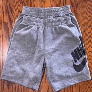 Kids Nike Gray Athletic Shorts 2 pack
